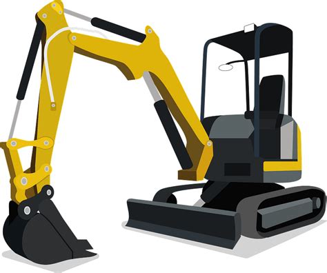 mini digger clipart|free excavator images clip art.